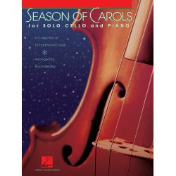 Season Of Carols (Arr Healey Bruce) Easy Solo Cello &amp; Piano Book