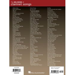 Big Book Of Clarinet Songs