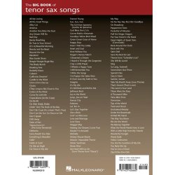 Big Book Of Tenor Saxophone Songs