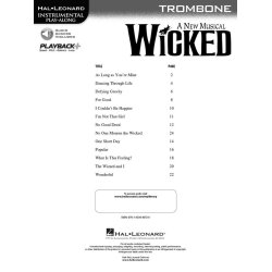Hal Leonard Instrumental Play-Along: Wicked (Trombone)
