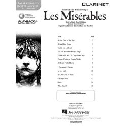 Les Miserables Play-Along Pack - Clarinet