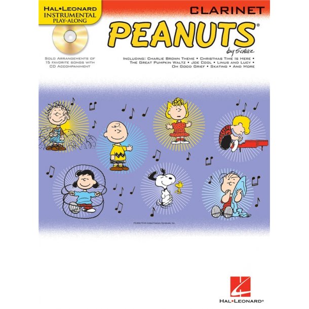 Hal Leonard Instrumental Play-Along: Peanuts (Clarinet)