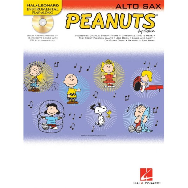 Hal Leonard Instrumental Play-Along: Peanuts (Alto Saxophone)