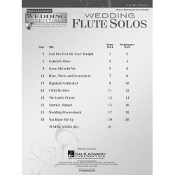 WEDDING ESSENTIALS SERIES WEDDING FLUTE SOLOS FLT BOOK/CD