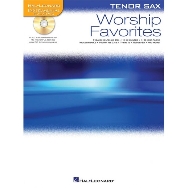 INSTRUMENTAL PLAY ALONG WORSHIP FAVORITES TSAX BK/CD