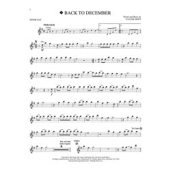 Instrumental Play-Along: Taylor Swift (Tenor Saxophone)