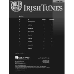 Violin Play-Along Volume 20: Irish Tunes