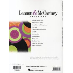 Flute Play-Along: Lennon &amp; McCartney Favourites