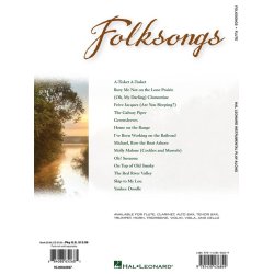 Alto Saxophone Play-Along: Folksongs