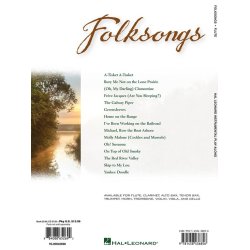 Tenor Saxophone Play-Along: Folksongs