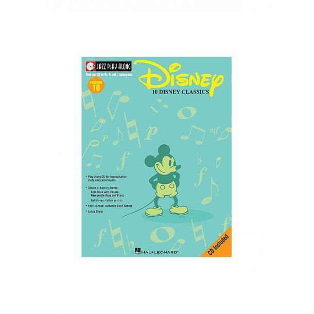 Jazz Play Along: Volume 10 - Disney Classics