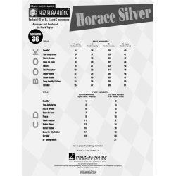 Jazz Play Along: Volume 36 - Horace Silver