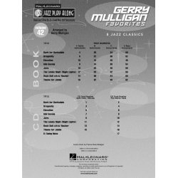 Jazz Play Along Volume 42: Gerry Mulligan Favorites