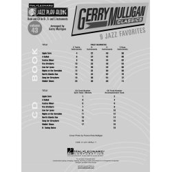 Jazz Play Along: Volume 43 - Gerry Mulligan