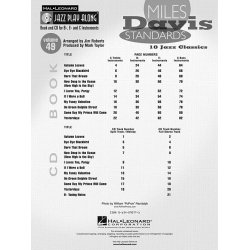 Jazz Play-Along Volume 49: Miles Davis Standards (Book/CD)