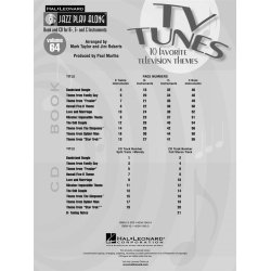 Jazz Play Along: Volume 64 - TV Tunes