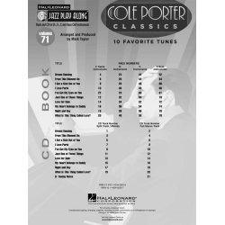 Cole Porter Classics : Jazz Play-Along Volume 71