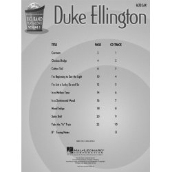 Duke Ellington - Alto Sax : Big Band Play-Along Volume 3