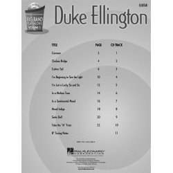 Duke Ellington - Guitar : Big Band Play-Along Volume 3