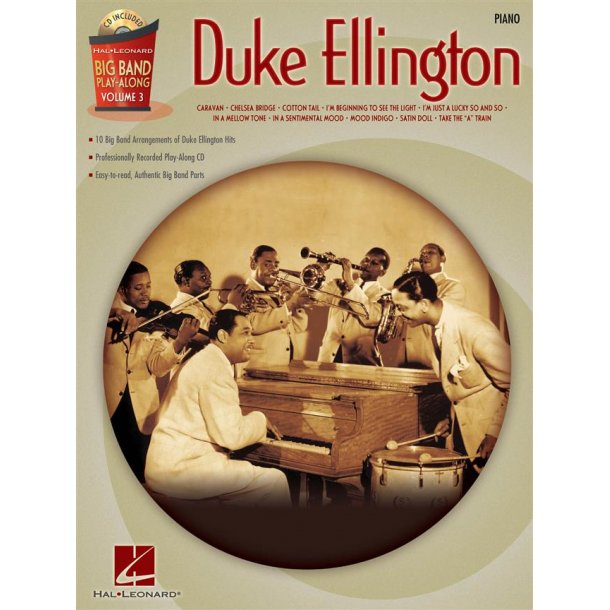 Duke Ellington - Piano : Big Band Play-Along Volume 3