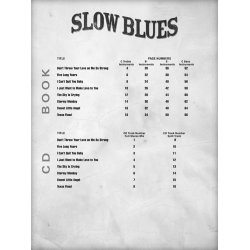 Blues Play-Along Volume 3: Slow Blues