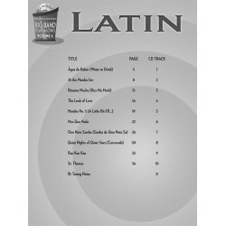 Big Band Play-Along Volume 6: Latin - Piano