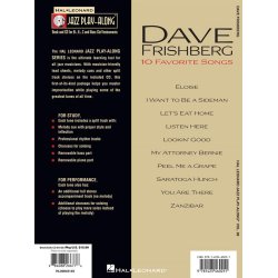 Jazz Play-Along: Dave Frishberg: 10 Favourite Songs (Book &amp; CD)