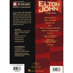 Jazz Play Along Volume 104: Elton John - 10 Classic Songs