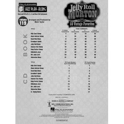 Jelly Roll Morton : Jazz Play-Along Volume 119