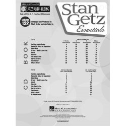 Jazz Play-Along Volume 132: Stan Getz Essentials