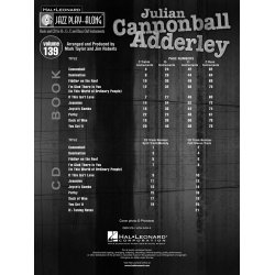 Jazz Play-Along Volume 139: Julian Cannonball Adderley