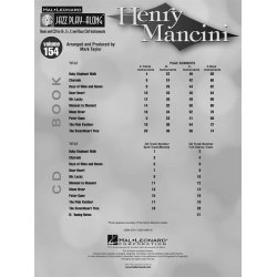 Jazz Play-Along Volume 154: Henry Mancini