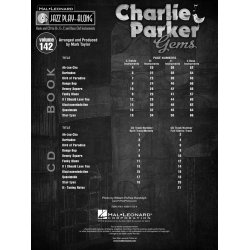 Jazz Play-Along Volume 142: Charlie Parker Gems