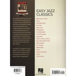 Easy Jazz Play-Along Volume 3: Easy Jazz Classics