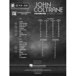 Jazz Play-Along Volume 148: John Coltrane Favorites