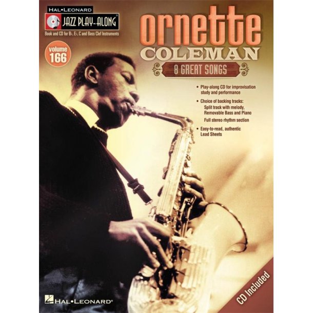 Jazz Play-Along Volume 166: Ornette Coleman (Book/CD)