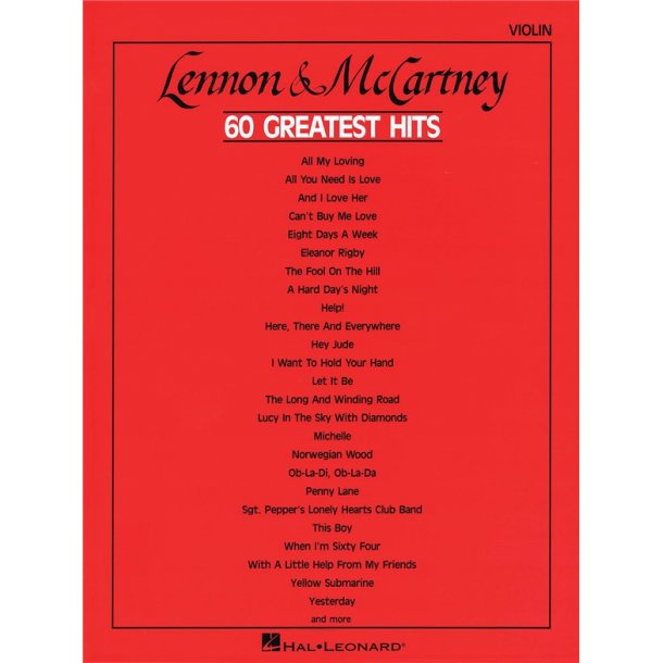 Lennon & McCartney - 60 Greatest Hits - Violin (Violin)