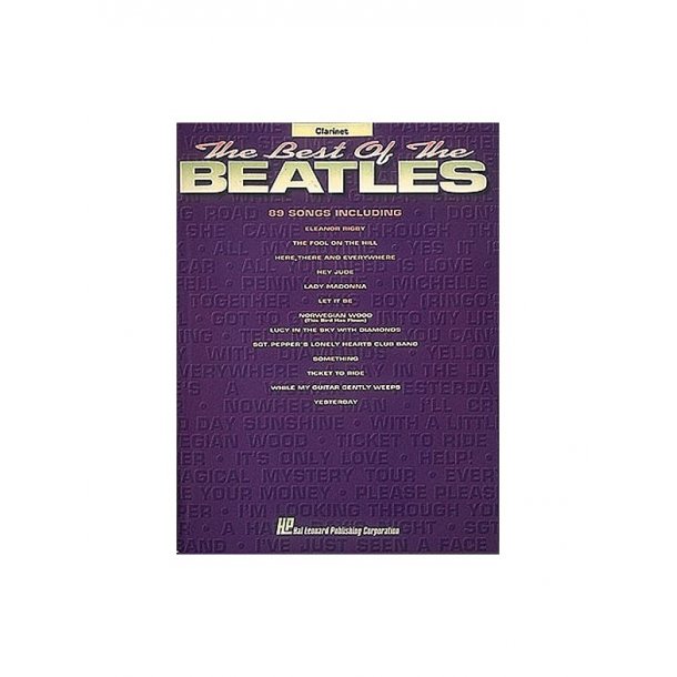 THE BEST OF THE BEATLES FOR CLARINET BOOK