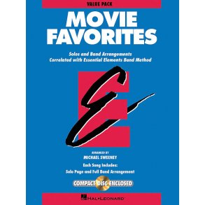 Essential Elements Movie Favorites - Value Pak : 37 part books, conductor score & CD