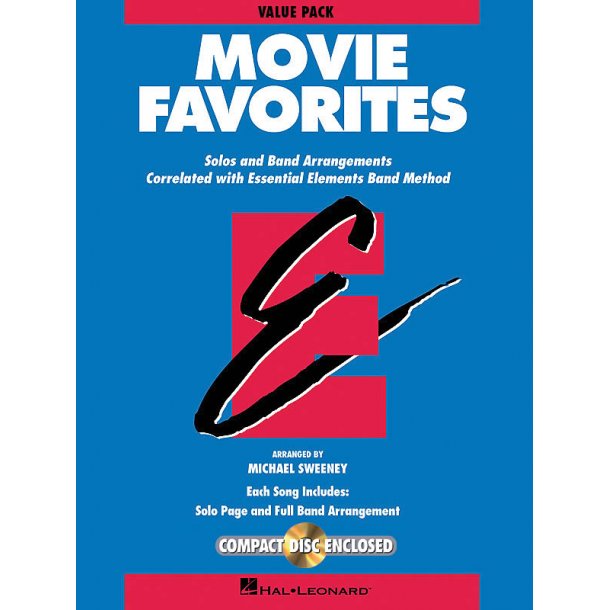 Essential Elements Movie Favorites - Value Pak : 37 part books, conductor score & CD