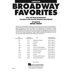 Essential Elements Broadway Favorites (Conductor) : incl. CD