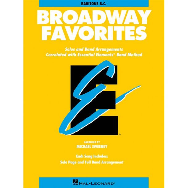 Essential Elements Broadway Favorites (Baritone BC