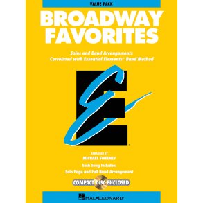 Essential Elements Broadway Favorites - Value Pak : 37 Part Books with Conductor Score and CD