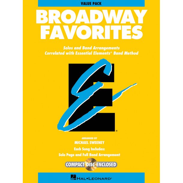 Essential Elements Broadway Favorites - Value Pak : 37 Part Books with Conductor Score and CD
