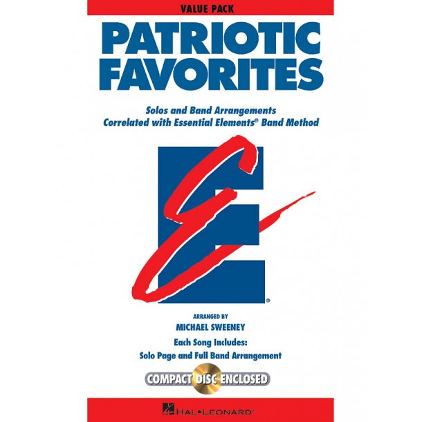 Patriotic Favorites : Value Pak (37 part books, conductor score & CD)