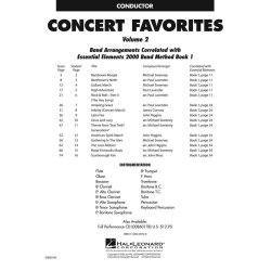 Concert Favorites Vol. 2 - Conductor : 15 Easy Selections for Concert Band