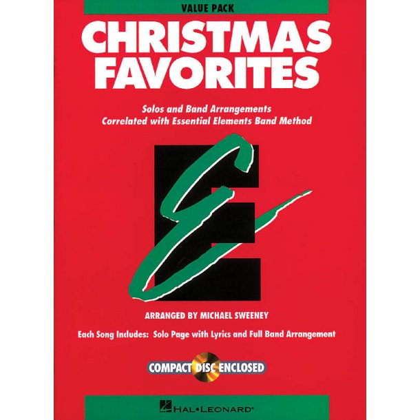 Essential Elements Christmas Favorites - Value Pak : 37 part books, conductor score & CD