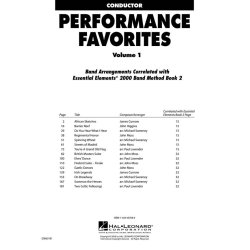 Performance Favorites Vol. 1 - Conductor : 15 Selections for Young Concert Band