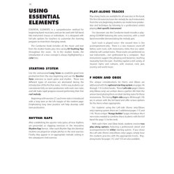 Essential Elements for Band - Book 1 - Score : Conductor's Score