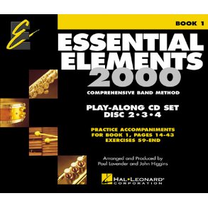 Essential Elements for Band - Book 1 - CDs : Play Along Trax - 3-CD Set